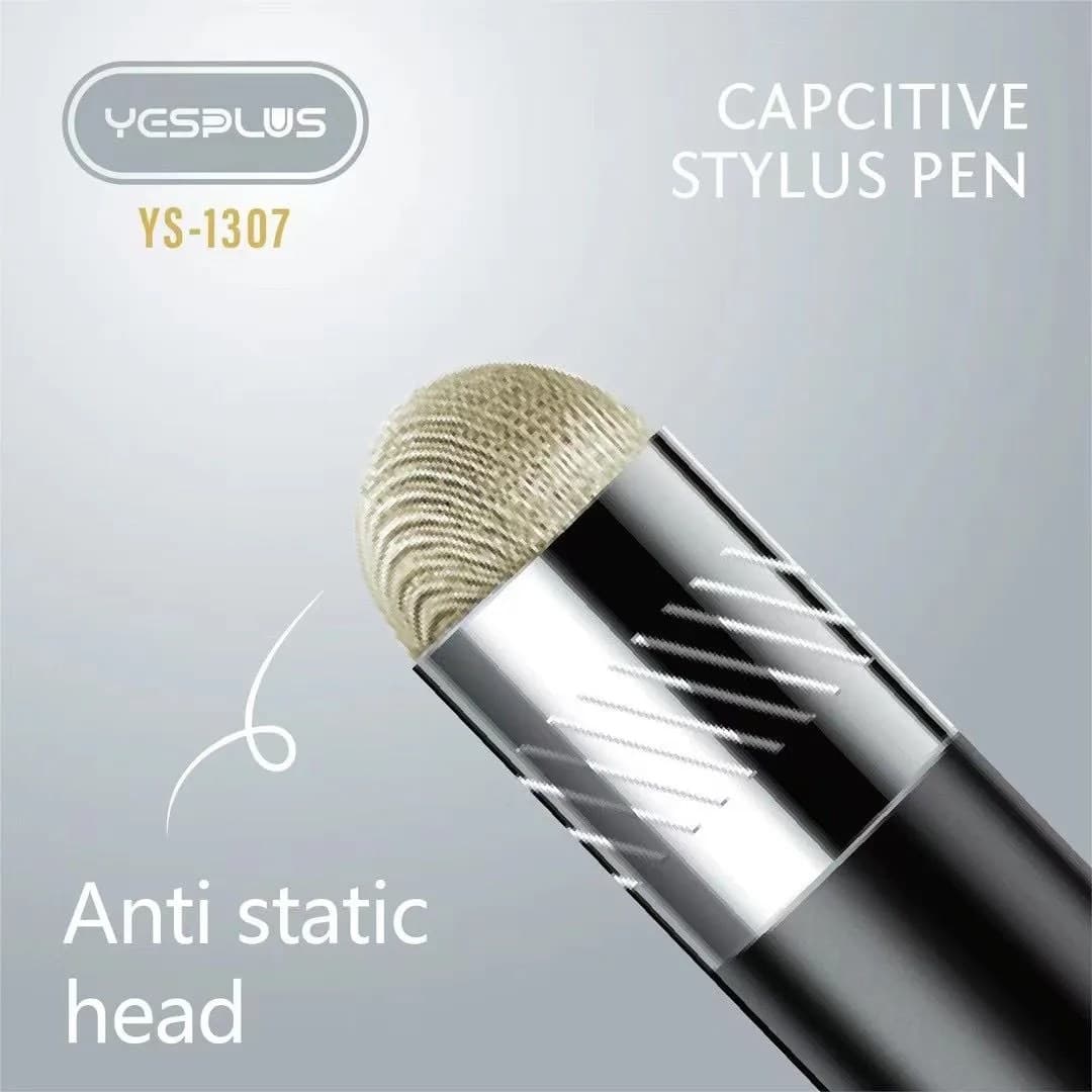 YESPLUS YS1307 Capcitive Stylus Pen Drawing Pen Cloth Head Compatible For Android iOS Tablet — image 2