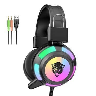 YORO V8 RGB RAMING COOL LED Light Stereo Surround Gaming Headphone — image 2