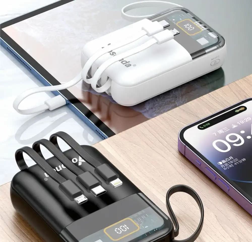 Yosonda YXD A205 10000mAh Powerbank With Built In Cable — image 2