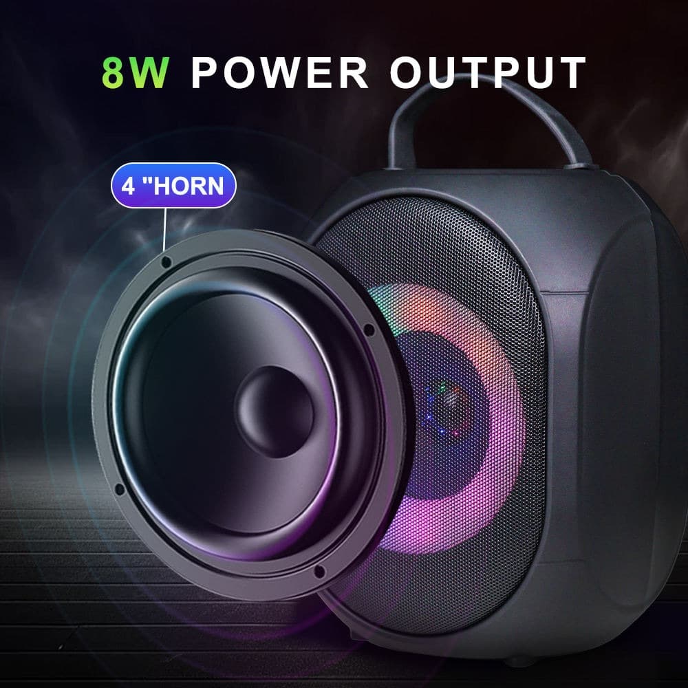 ZQS‑W4106 Portable Karaoke Speaker BT/FM/USB/TF/AUX/MIC/TWS Dual Microphone — image 3