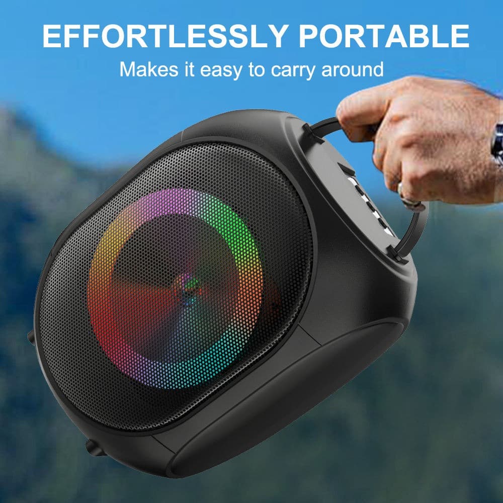 ZQS‑W4106 Portable Karaoke Speaker BT/FM/USB/TF/AUX/MIC/TWS Dual Microphone — image 6